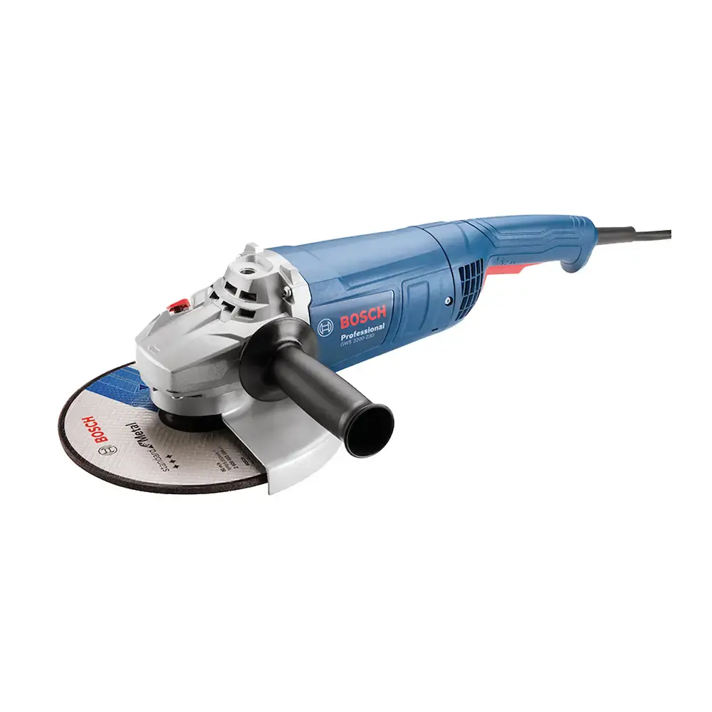 Esmerilhadeira angular 9 POL 2200W 18F2 GWS 2200-230 Bosch 110 V — fotografia de referência