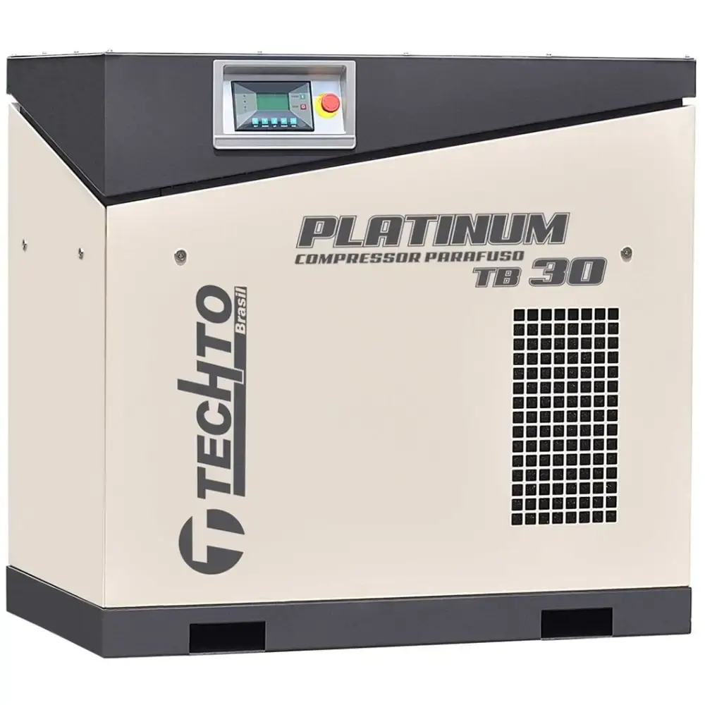 Compressor de parafuso platinum 30HP 10BAR 380V TB30 techto — fotografia de referência