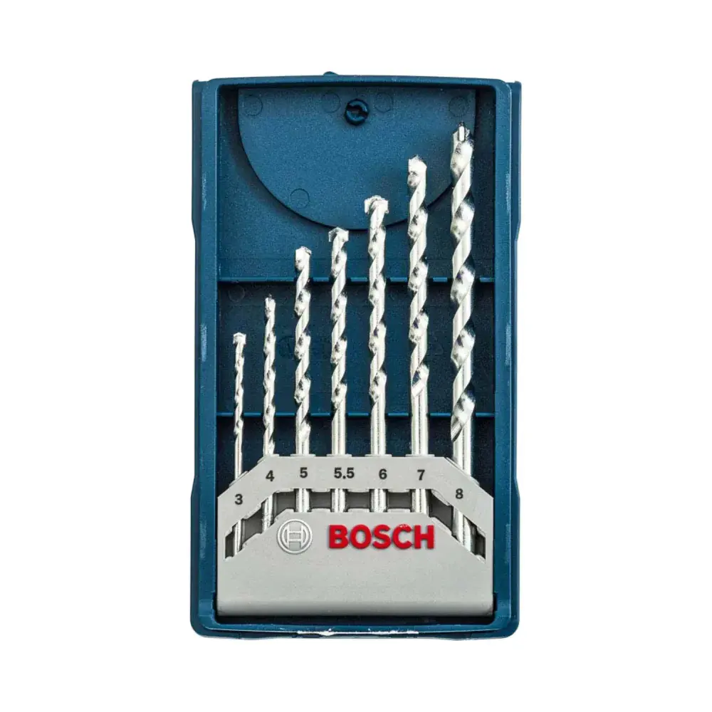 Jogo de brocas para concreto mini x-line 3-8MM com 7 peç Bosch — fotografia 7