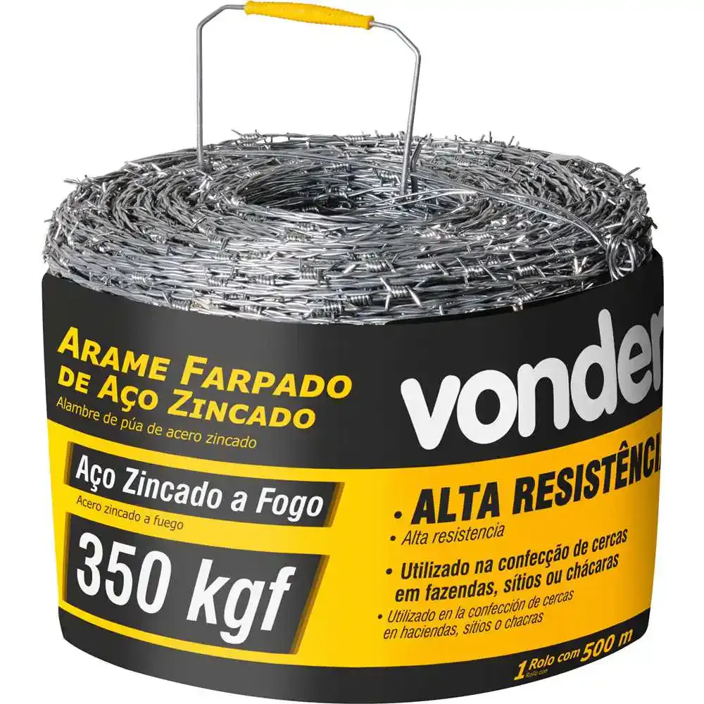 Arame farpado 350 kgf 500M 3174350500 Vonder — fotografia de referência