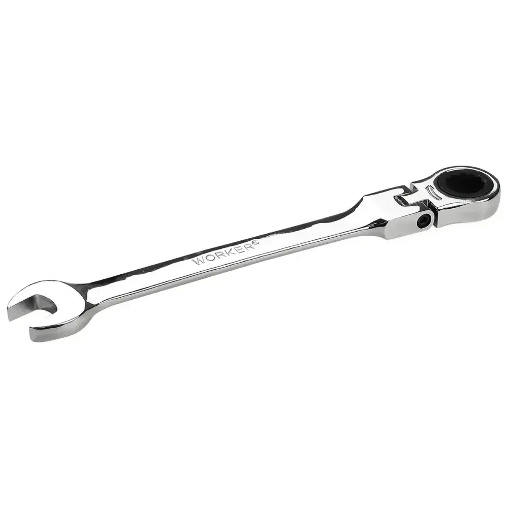 Chave combinada com catraca e cabeça flexível 17MM Worker — fotografia 6