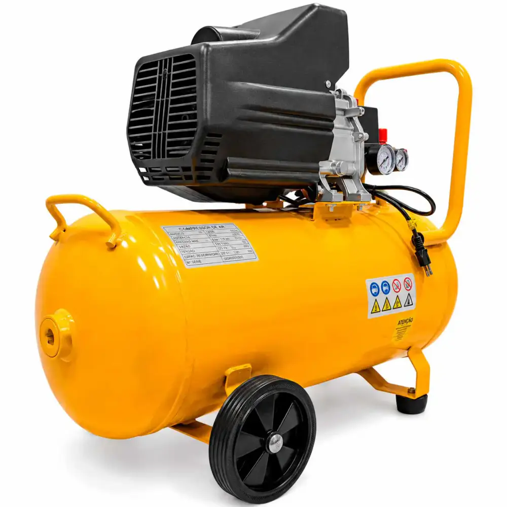 Compressor port. lub 8,6 PES 2,0HP 50L evald tractor Compbrasil 110 V — fotografia 7