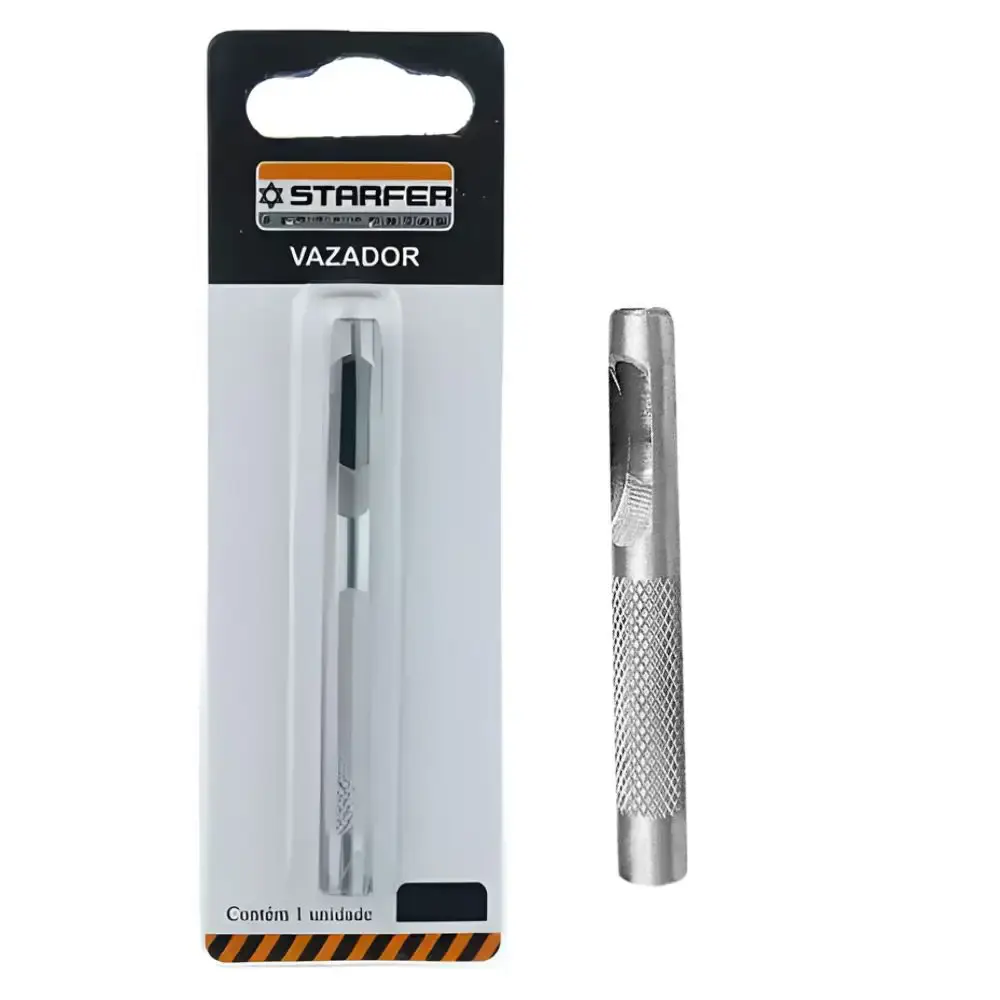 Vazador furador em aço 8CM Starfer — fotografia 4