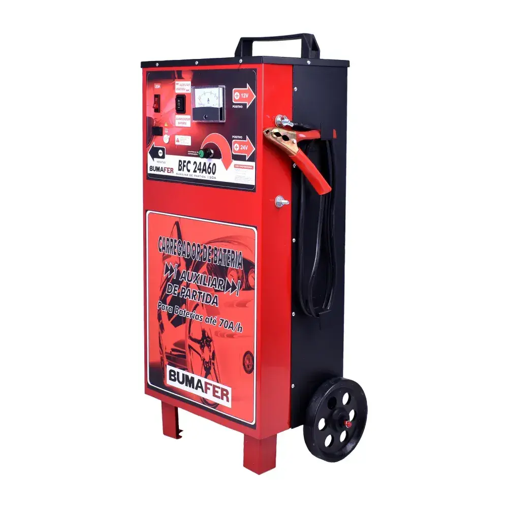 Carregador de bateria BFC24A60 70A 12V-24V bivolt Bumafer — fotografia 7