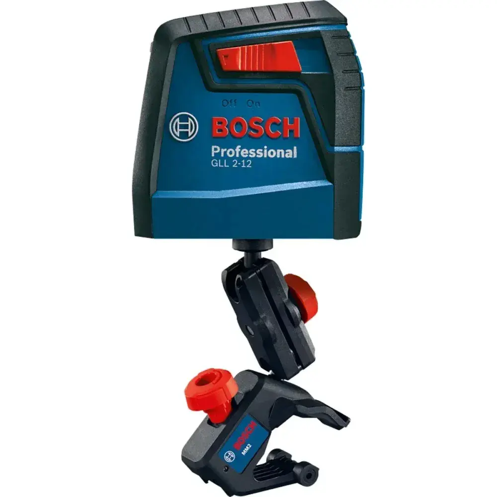 Nível a laser gll 2-12 1/4 12M vermelho com suporte Bosch — fotografia 7
