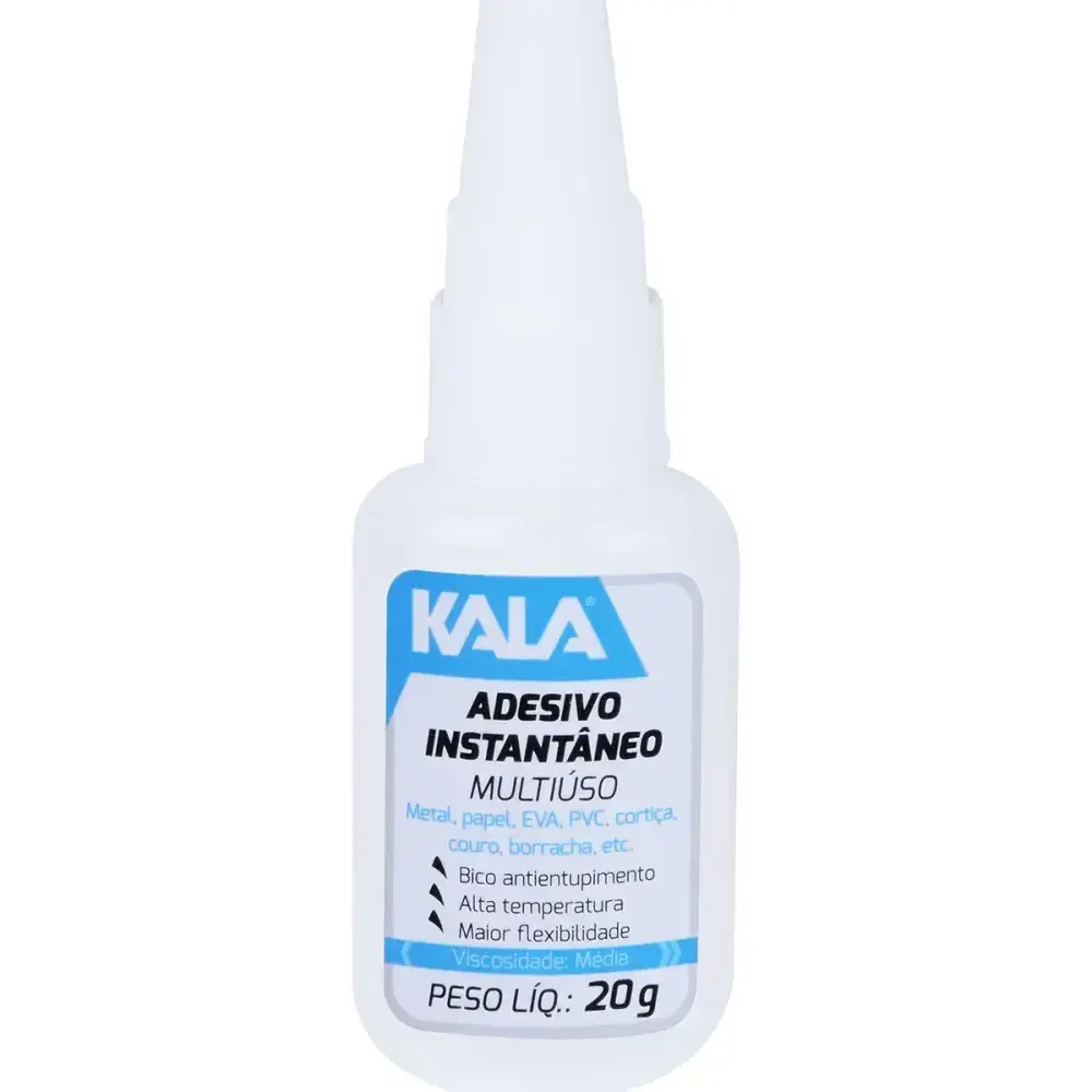 Adesivo instantâneo com bico antientupimento 20G Kala — fotografia 4