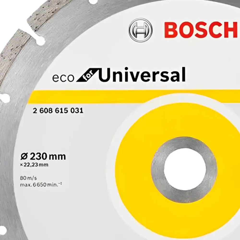 Disco diamantado segmentado 230X22.23MM 2608615031 2 peças Bosch — fotografia 5