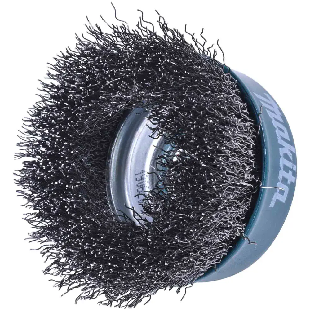Escova copo aço ondulado 75MM D-55108 Makita — fotografia 3