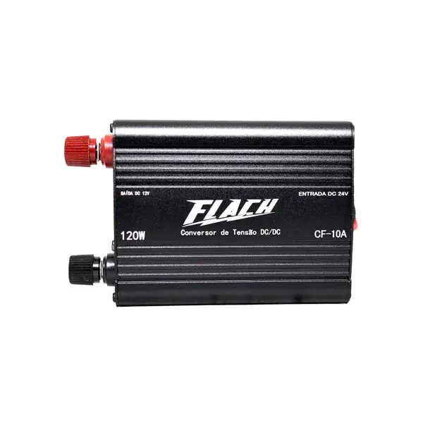 Conversor de tensão dc/dc 24V para 12V 10A - Flach