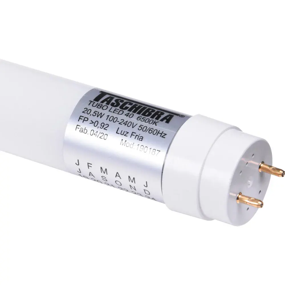 Lâmpada led tubular T8 20,5W 6500K bivolt Taschibra — fotografia 4