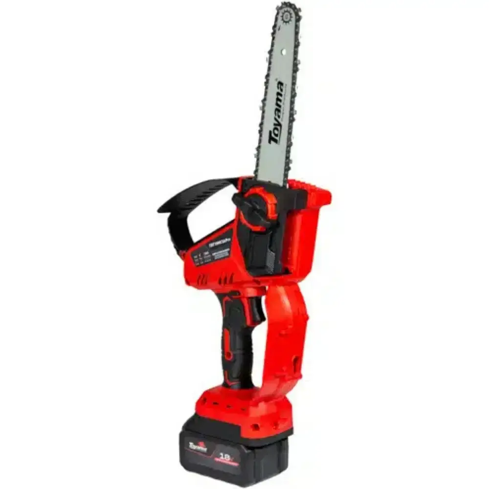 Mini motosserra portátil 18V com bateria TBT18MCS6PRO-K Toyama
