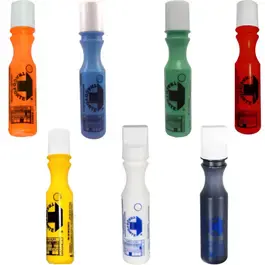 Kit 6 marcadores industriais varias cores 2MM 60ML híbrido Baden — fotografia 2