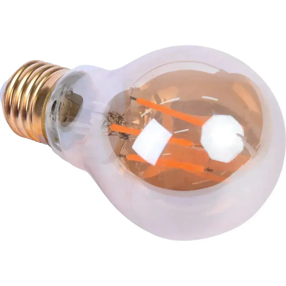 Lâmpada de led filamento vintage âmbar A60 E27 4W biv Liege — fotografia 7