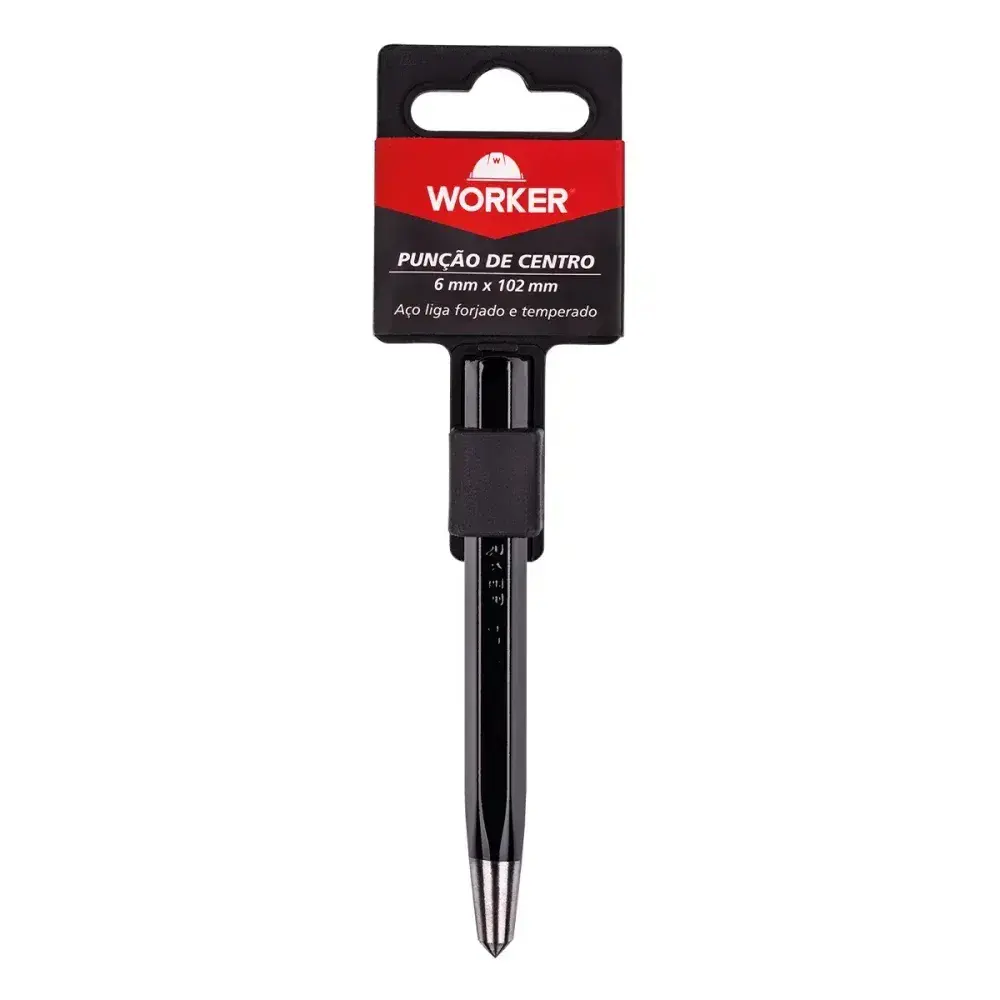Punção de centro aço forjado 6MM x 102MM Worker — fotografia 5
