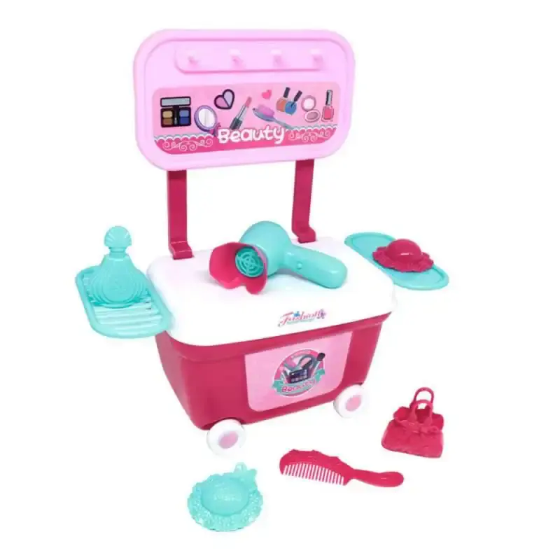 Mini kit carrinho baú camarim de brinquedo BEL — fotografia de referência