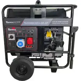 Gerador à gasolina 23,75 KVA partida elétrica com AVR mono 220V trif 380V Toyama — fotografia 2