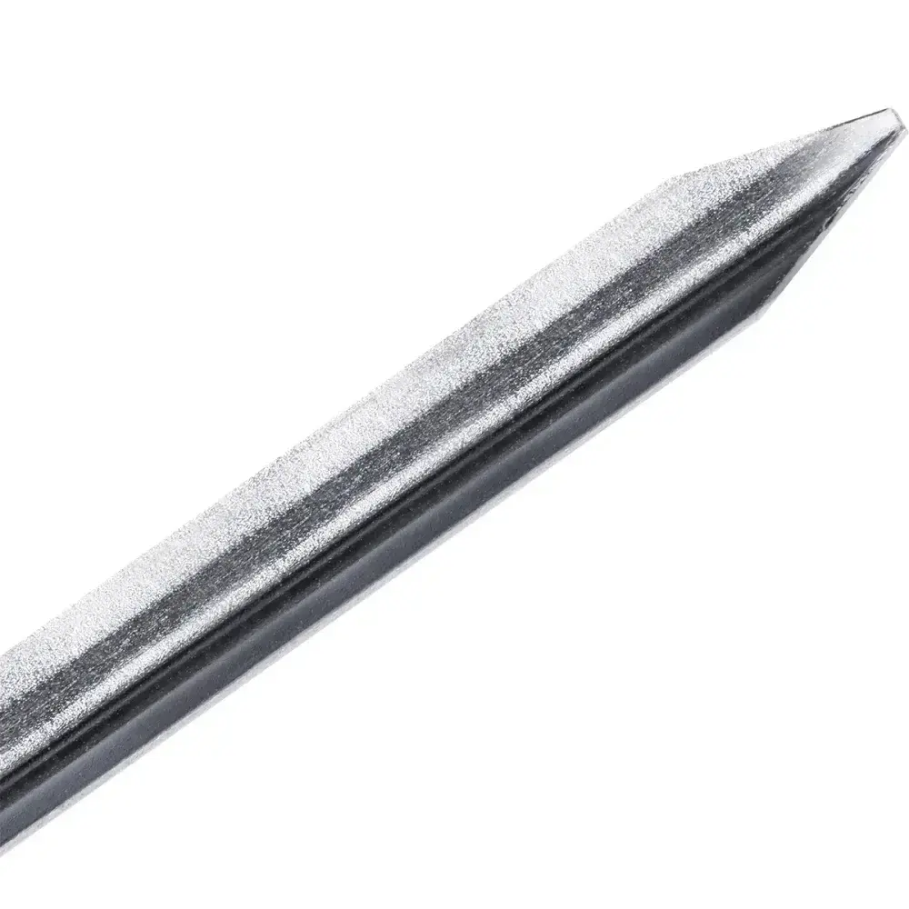 Espeto simples de chapa galvanizada com cabo de madeira 55CM Kala — fotografia 6