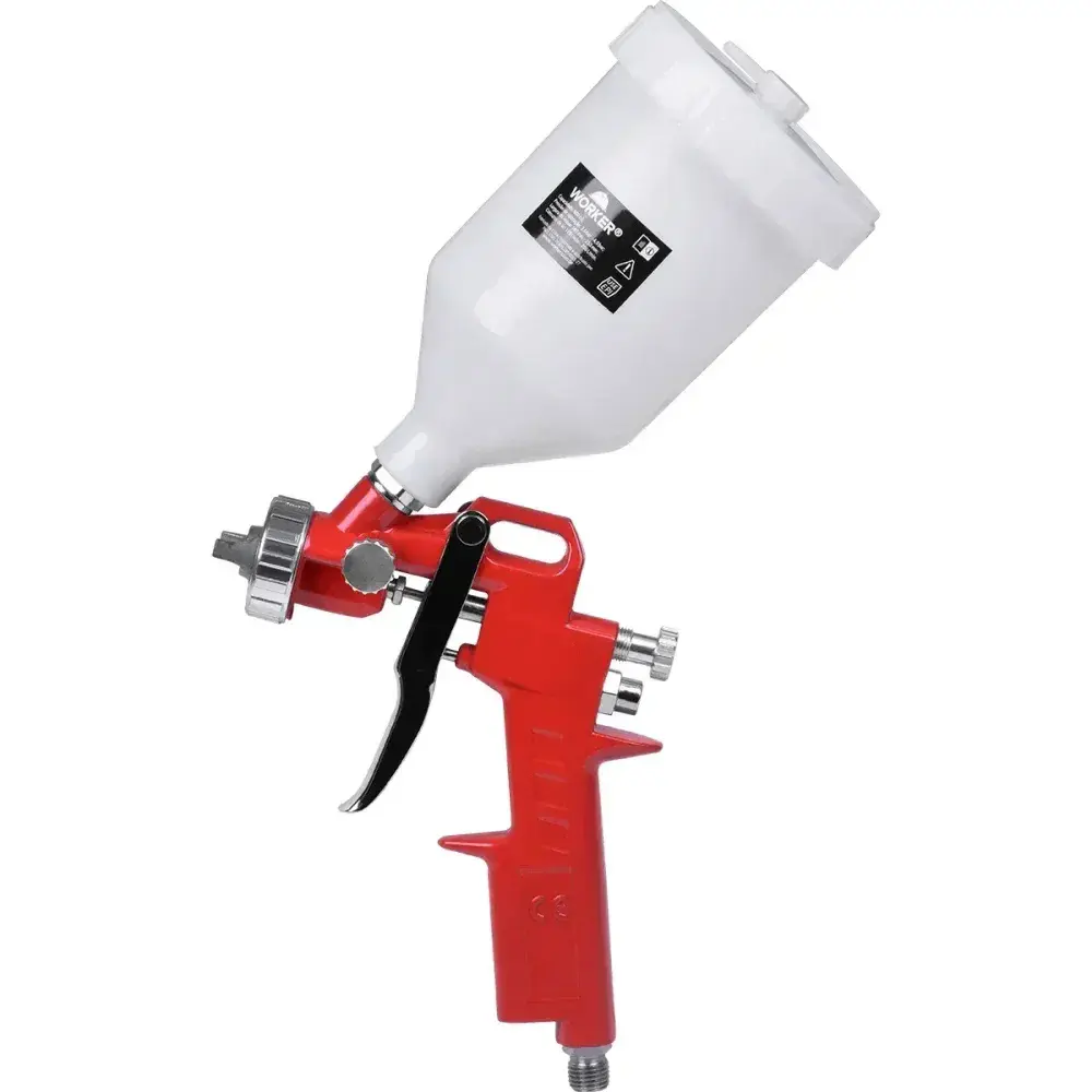 Pistola de pintura tipo gravidade 600ML Worker — fotografia 5