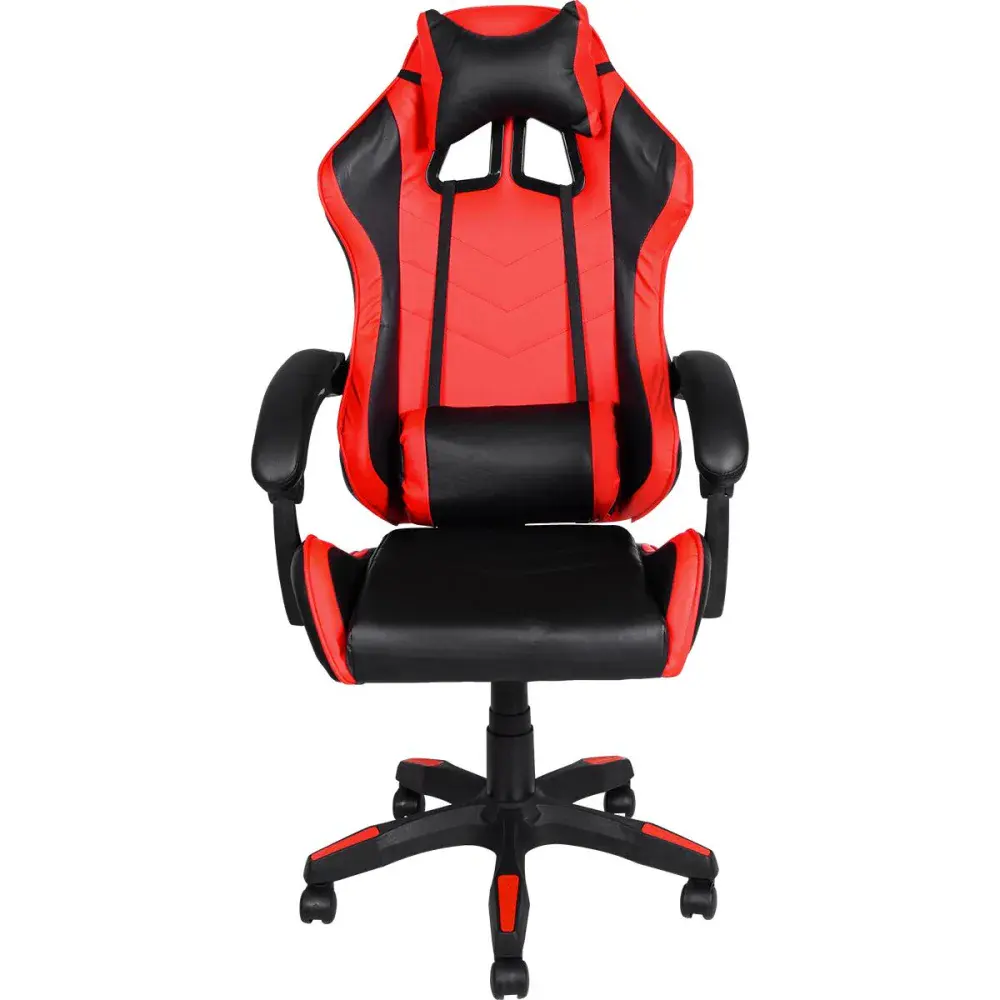 Cadeira gamer vermelha e preta 120KG Kala — fotografia de referência