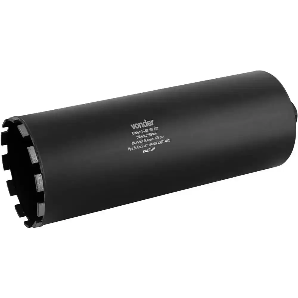 Coroa Diamantada 160mm x 450mm VONDER — fotografia de referência