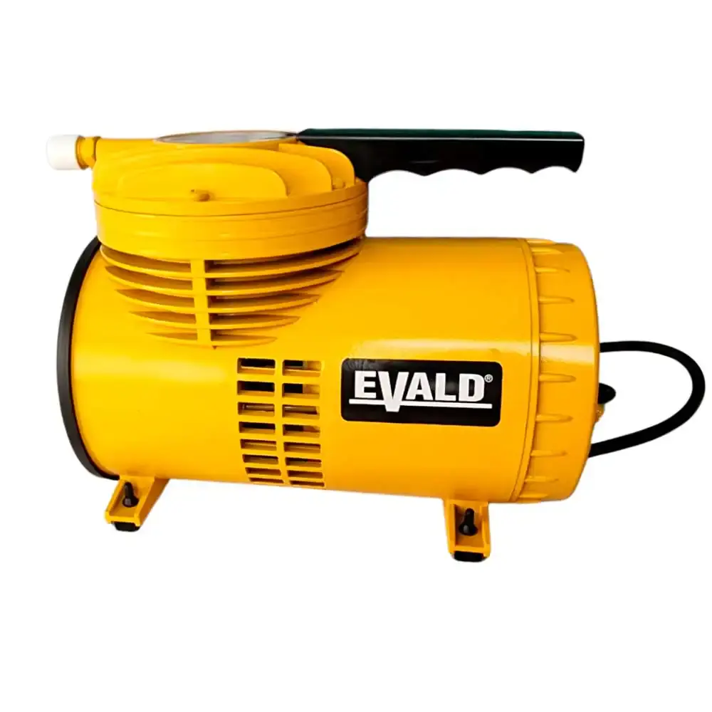 Compressor de ar direto 1/4 HP 190W bivolt com pistola EVCAD-250 Evald — fotografia 4