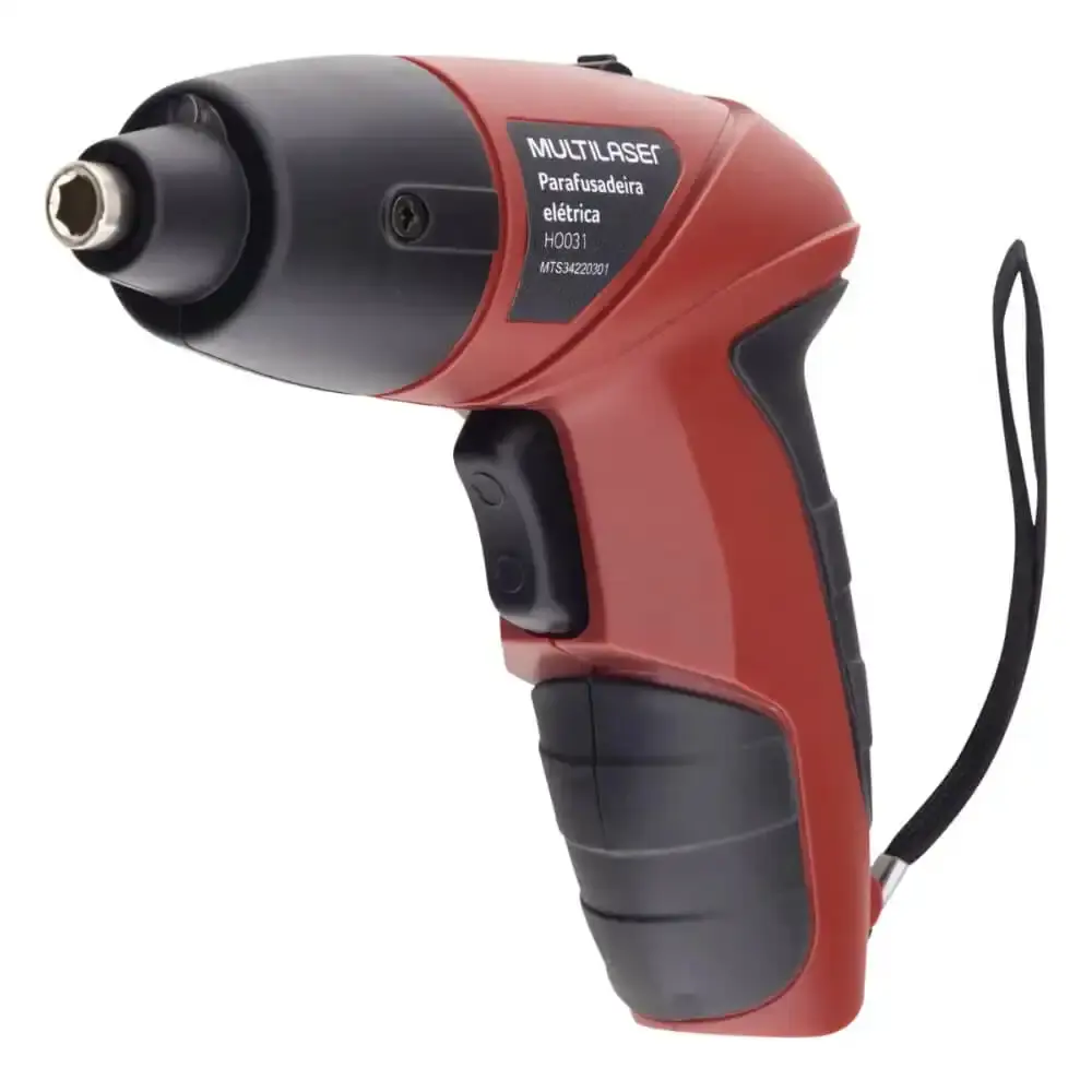 Parafusadeira à bateria 4,8V com kit 11 peças HO031 bivolt Multilaser