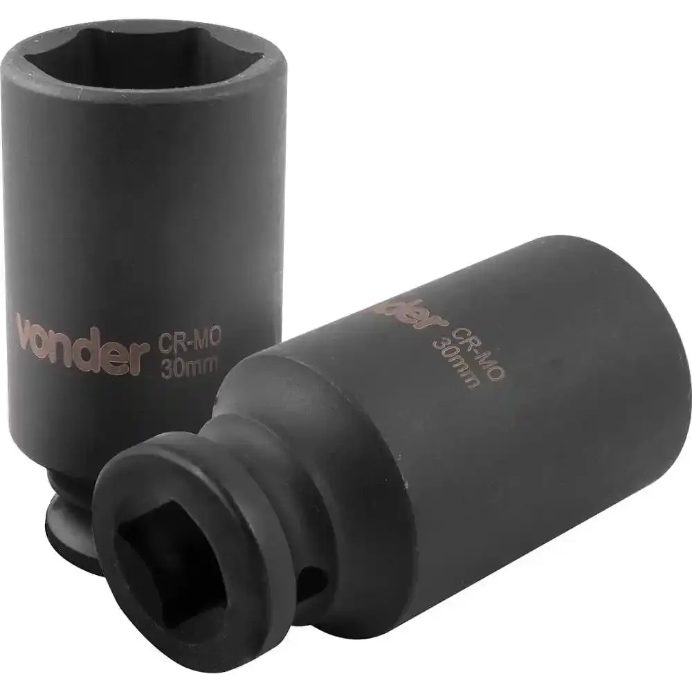 Soquete sextavado longo de impacto 30MM 1/2POL Vonder — fotografia de referência