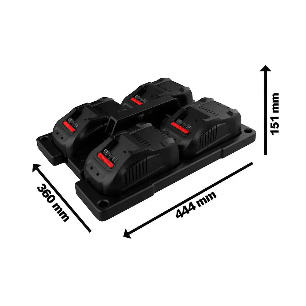 Carregador de bateria 18V multicarregador simultâneo GAL 18V-80 Bosch 220 V — fotografia 5
