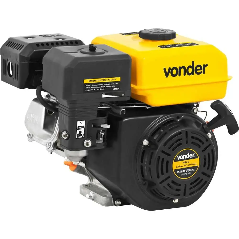 Motor gasolina 7 HP 4 tempos partida manual MGV7 Vonder — fotografia de referência