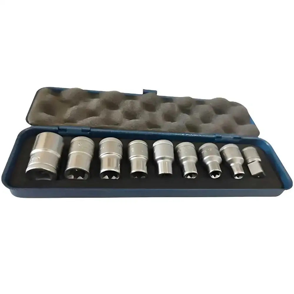 Soquete torx 1/2 pol E10 a E24 com 9 peças 015644 Gedore — fotografia 3
