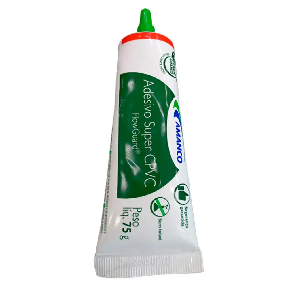 Adesivo plástico para cpvc com pincel 75G Amanco — fotografia 3