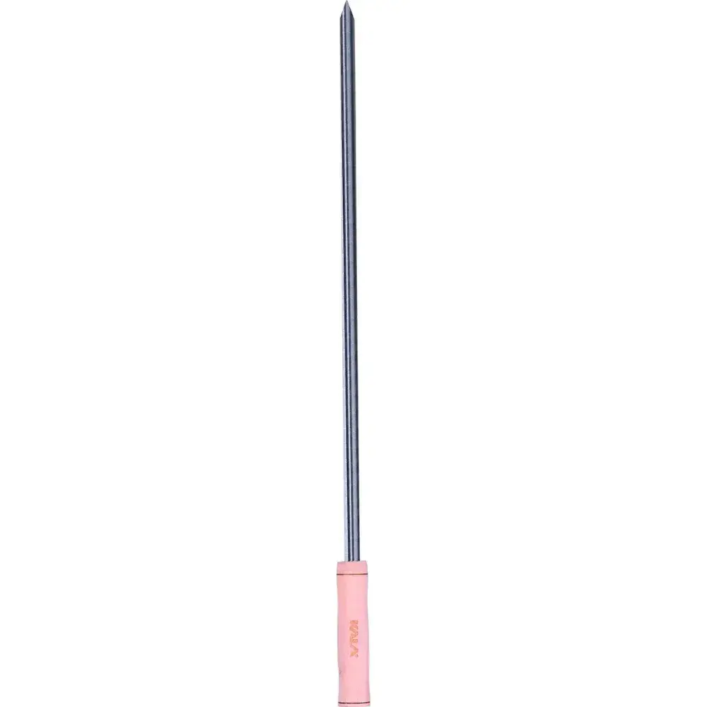 Espeto simples de chapa galvanizada com cabo de madeira 75CM Kala — fotografia 5