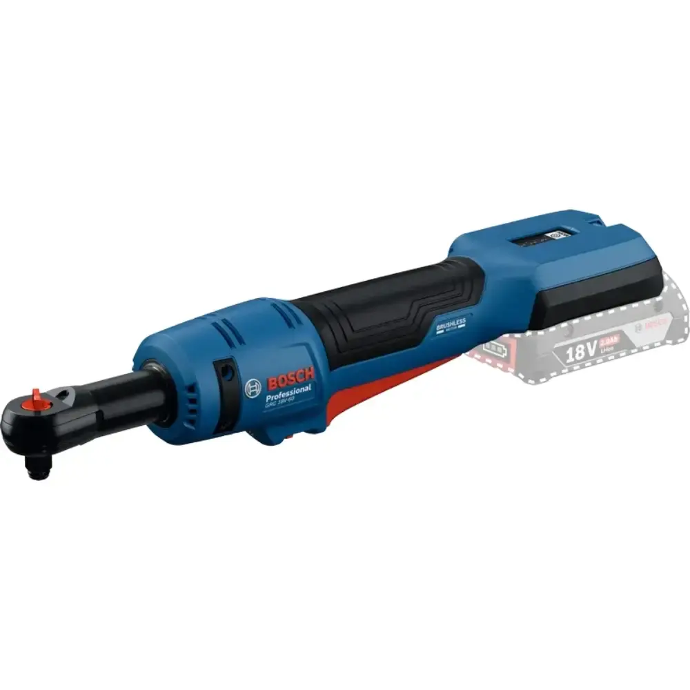 Chave catraca a bateria 18V 3/8 POL 60 NM brushless sem carregador e bateria GRC 18V-60 Bosch — fotografia 2