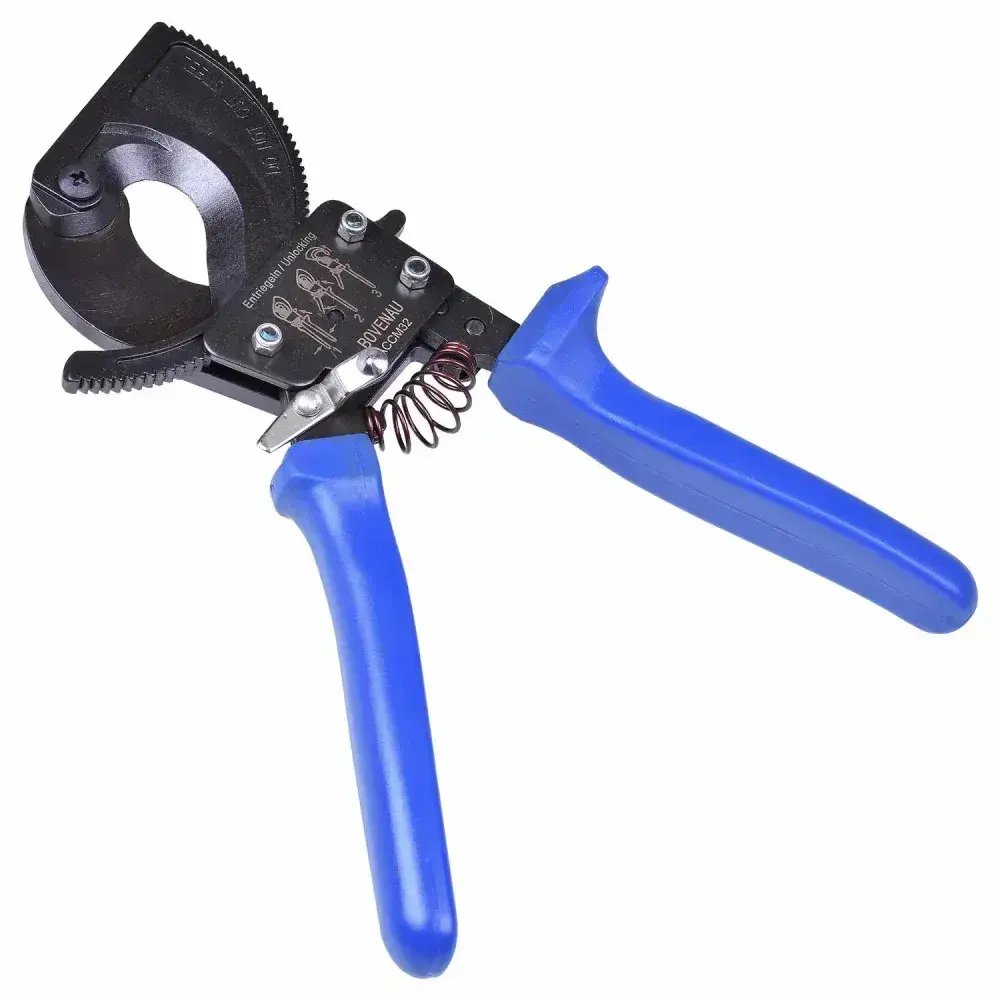Alicate cortador cabos elétrico 240MM 6 toneladas Bovenau — fotografia 8