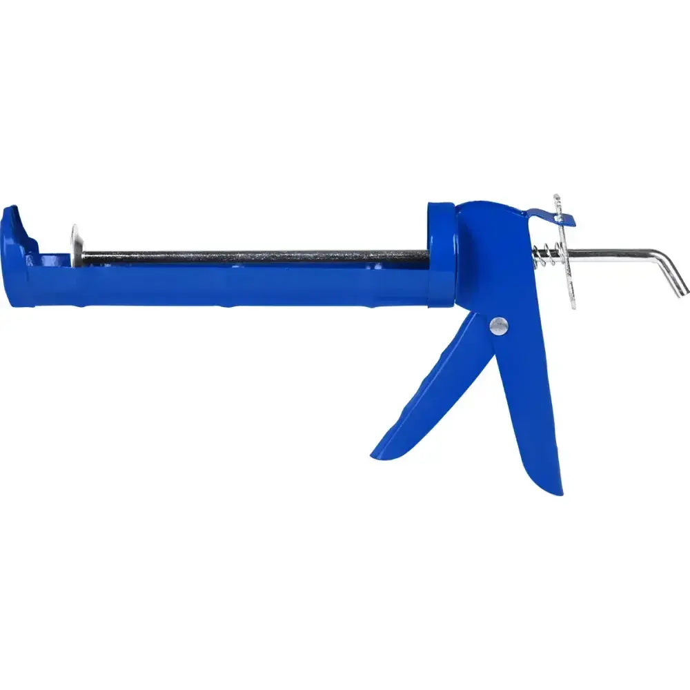 Pistola aplicadora de silicone azul metálica 9 Kala — fotografia 7