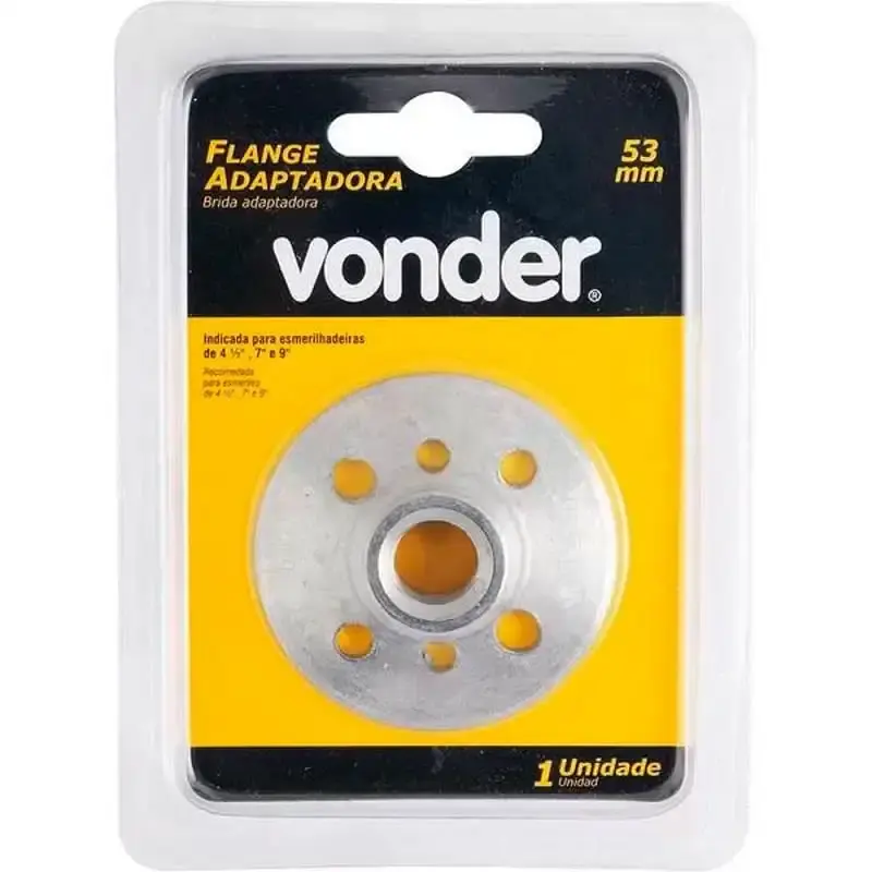 Flange adaptadora para lixadeira esmerilhadeira de 4.1/2 pol 3599000053 Vonder — fotografia 3
