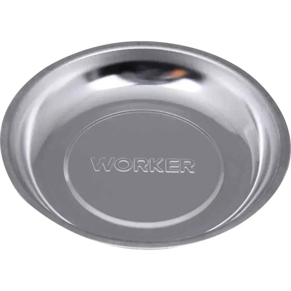 Bandeja magnética redonda em aço inoxidável 148MM Worker — fotografia 8