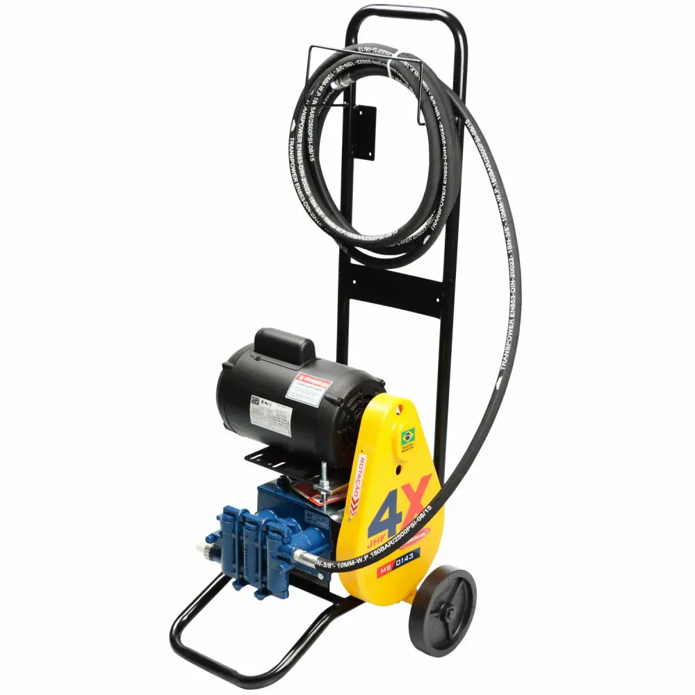 Lavadora de alta pressão MB143 500 libras com carrinho Jhf4x
