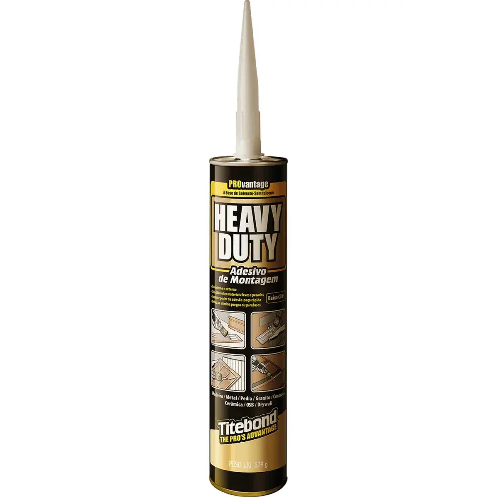 Adesivo de montagem provantage heavy duty 379G Titebond