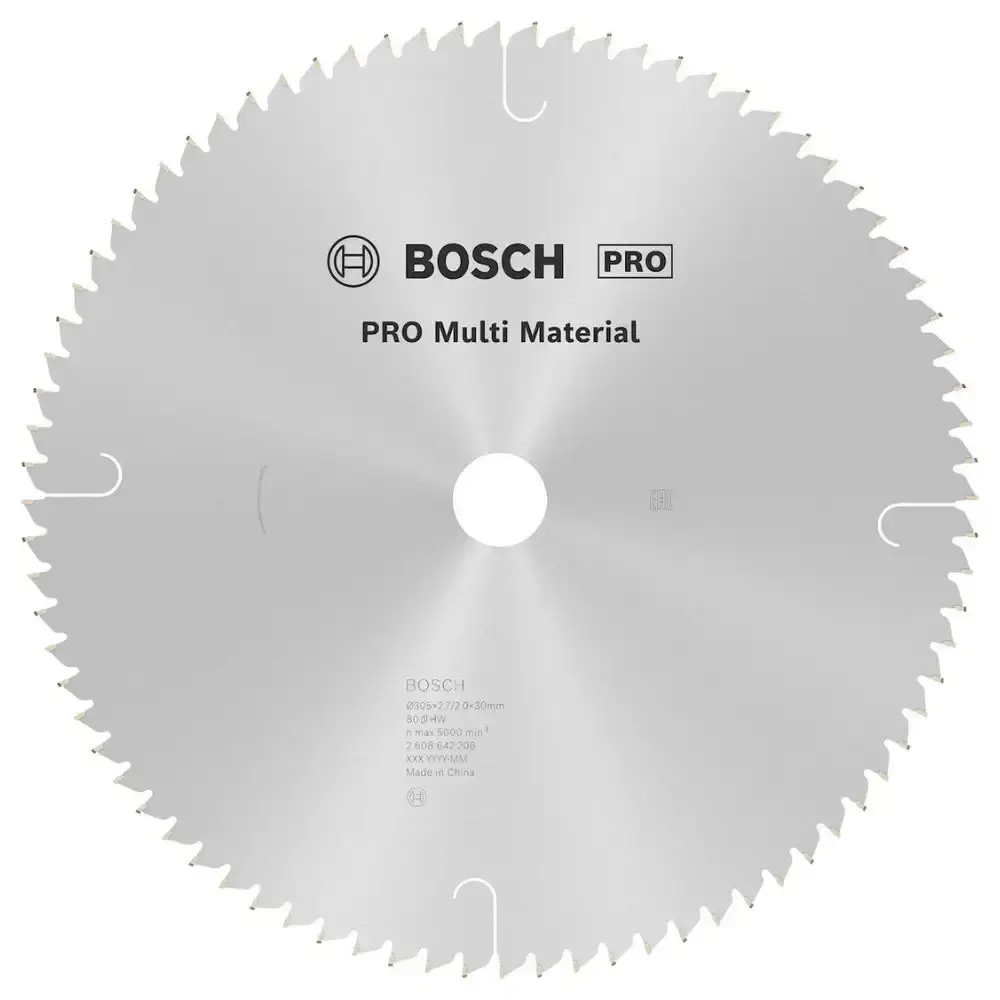Disco de corte para alumínio 305X3,0MM 80 dentes Bosch — fotografia de referência
