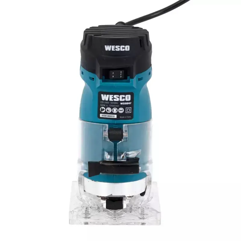 Tupia laminadora 6 MM 500W com 2 pinças WS5047 Wesco 110V — fotografia 2