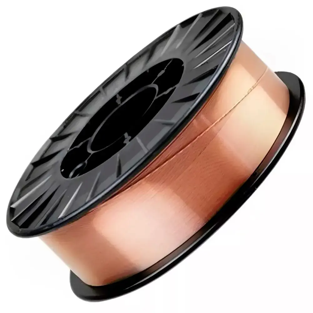 Arame para solda MIG rolo 5 kgs 0.8MM ER70S-6 Evald — fotografia 3
