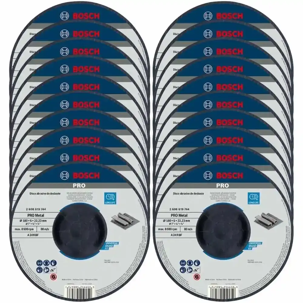 Disco de desbaste 7POL 180MM standard 20 unidades Bosch