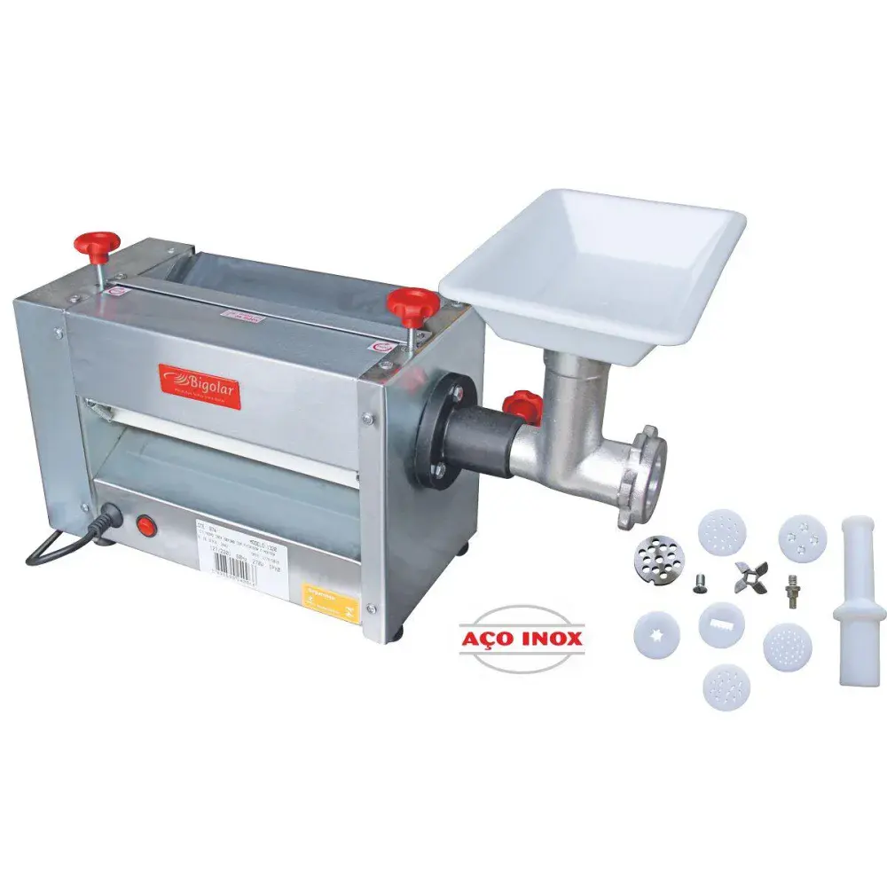 Cilindro extrusor moedor inox 30CM 7 em 1 da Bigolar