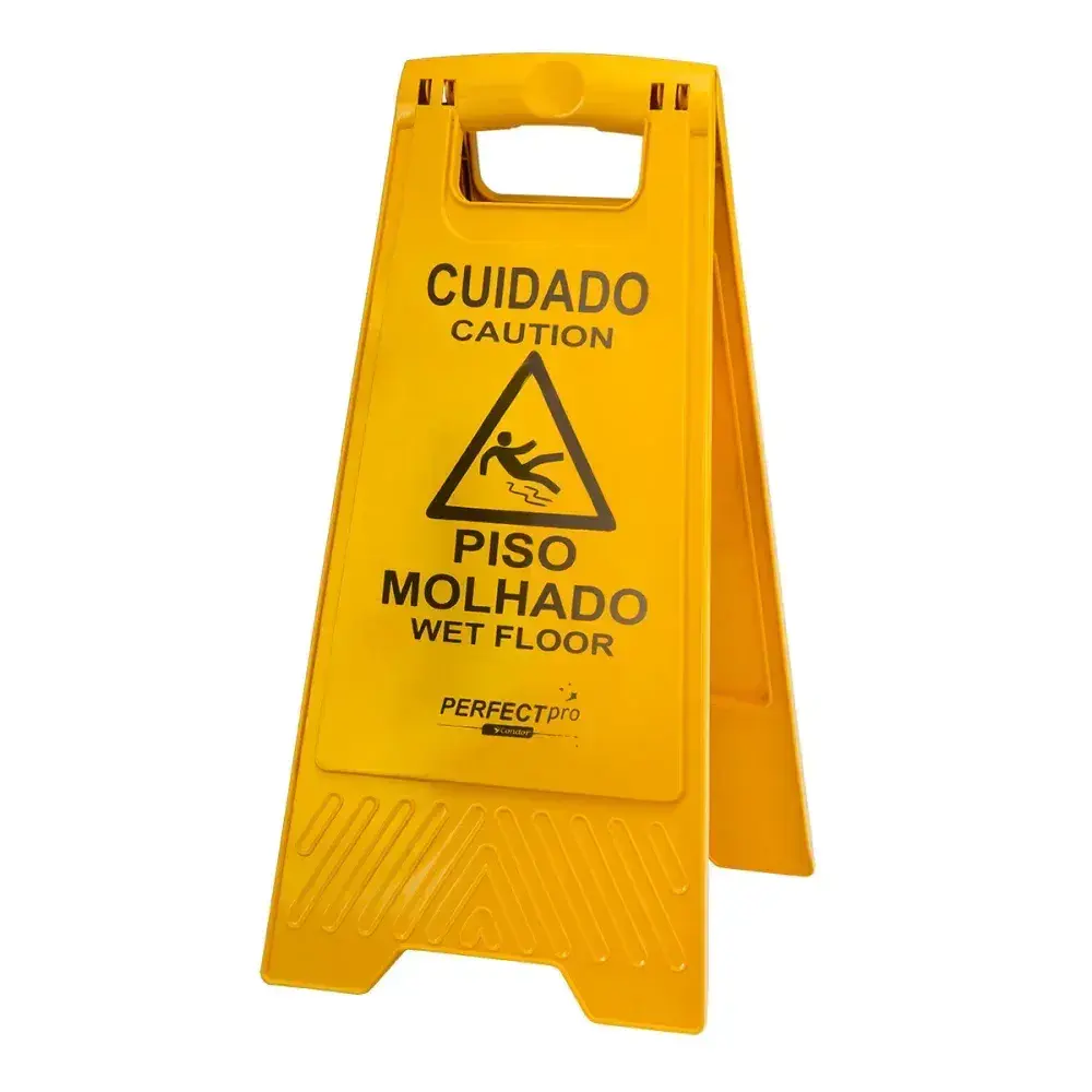 Placa sinalizadora de piso molhado Perfect — fotografia 3