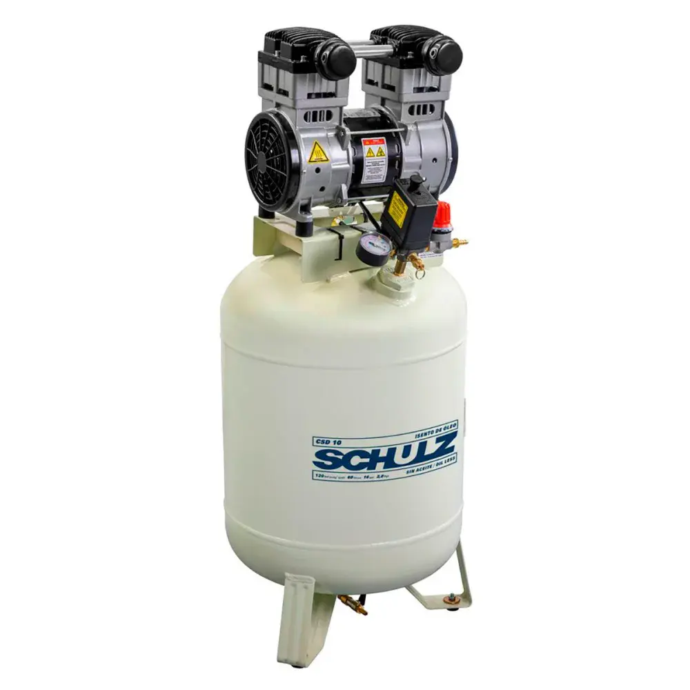 Compressor odonto isento 10/60 2CV 127V Schulz — fotografia de referência