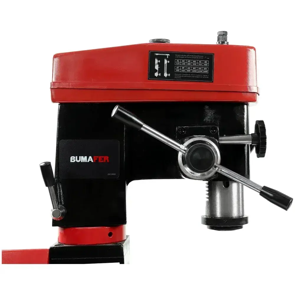 Torno mecânico multifuncional 500MM 550W bivolt Bumafer — fotografia 10