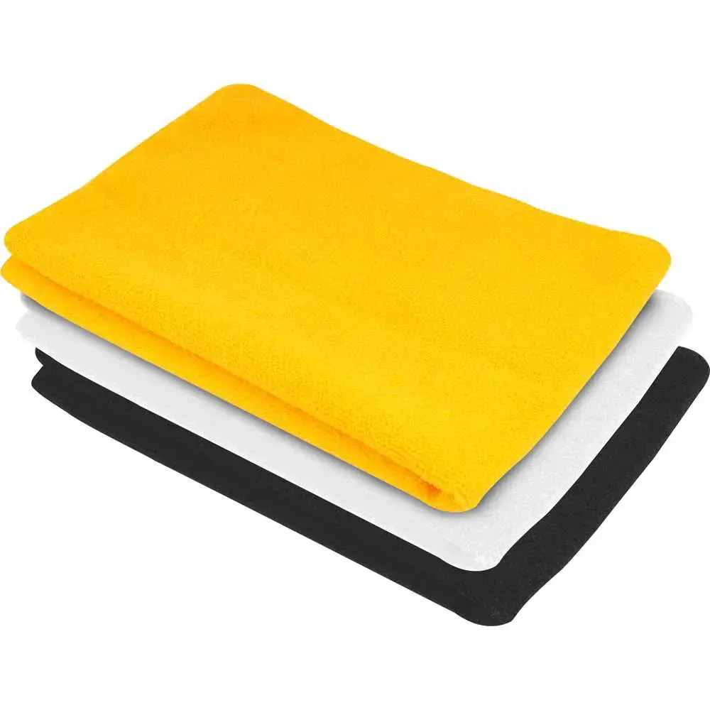 Toalha microfibra limpeza automotiva 40X40CM 3 peças Vonder