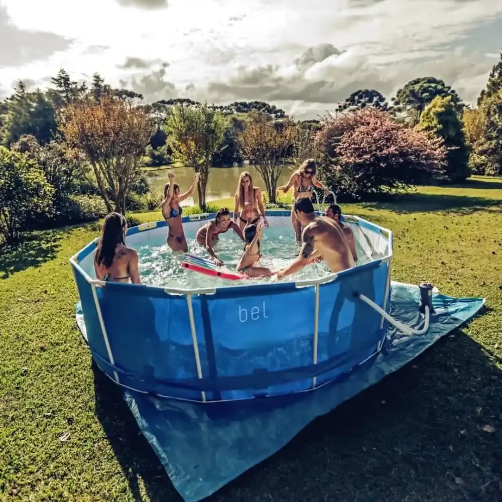 Piscina com Armação 7.000 Litros 366 x 76 CM 510700 BEL — fotografia 3