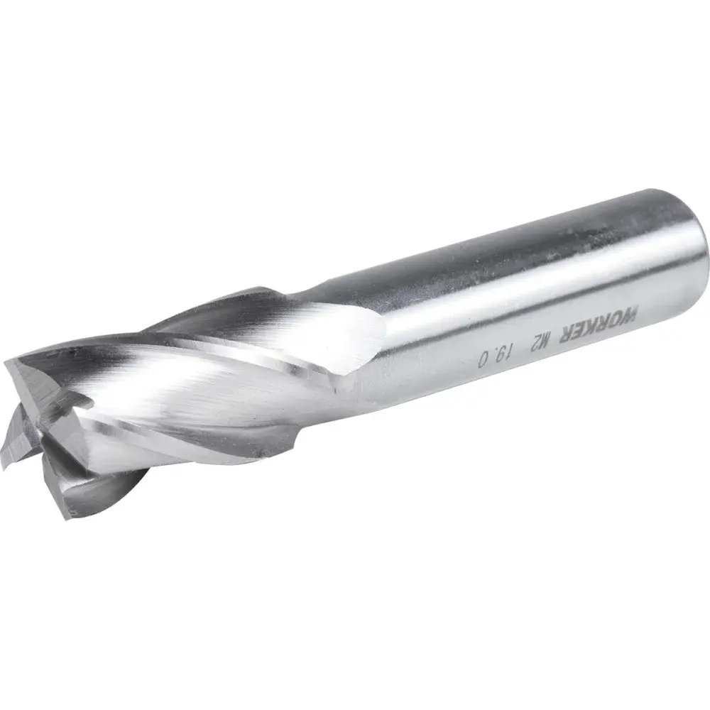 Fresa de topo reto aço rápido 19MM haste 16MM Worker — fotografia 3